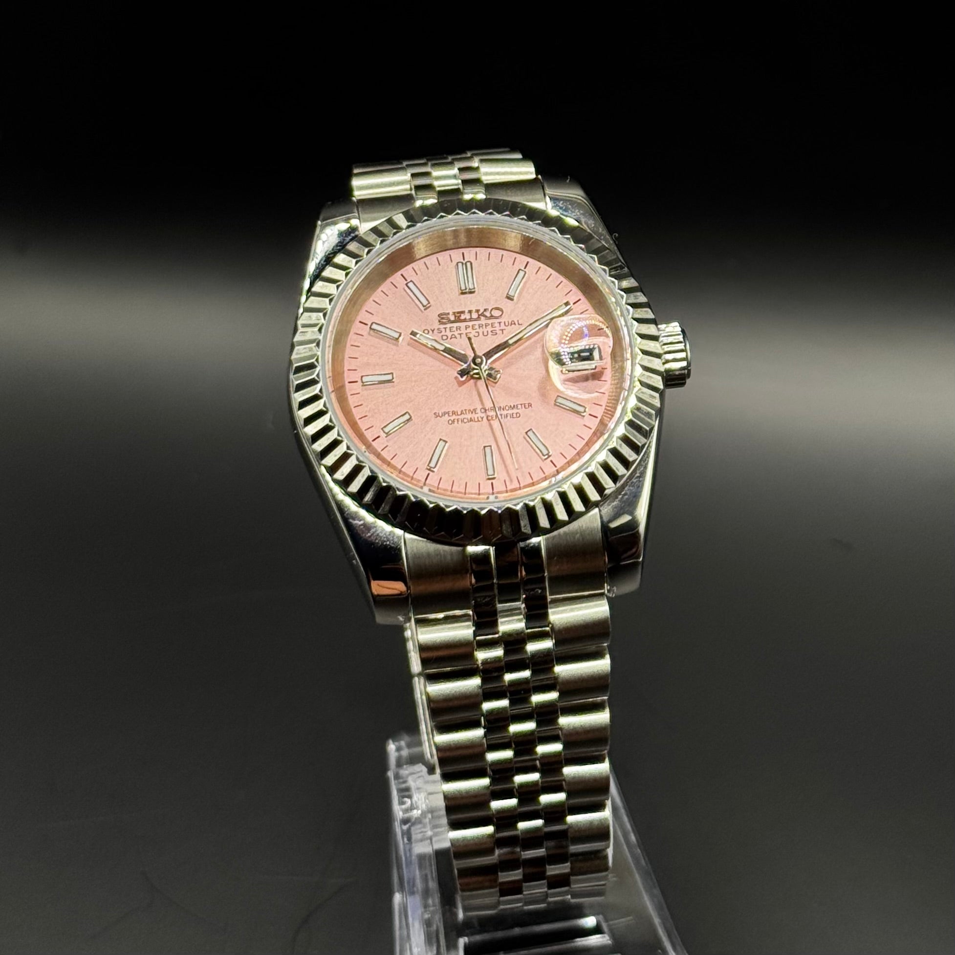 Seiko DateJust Baby Pink