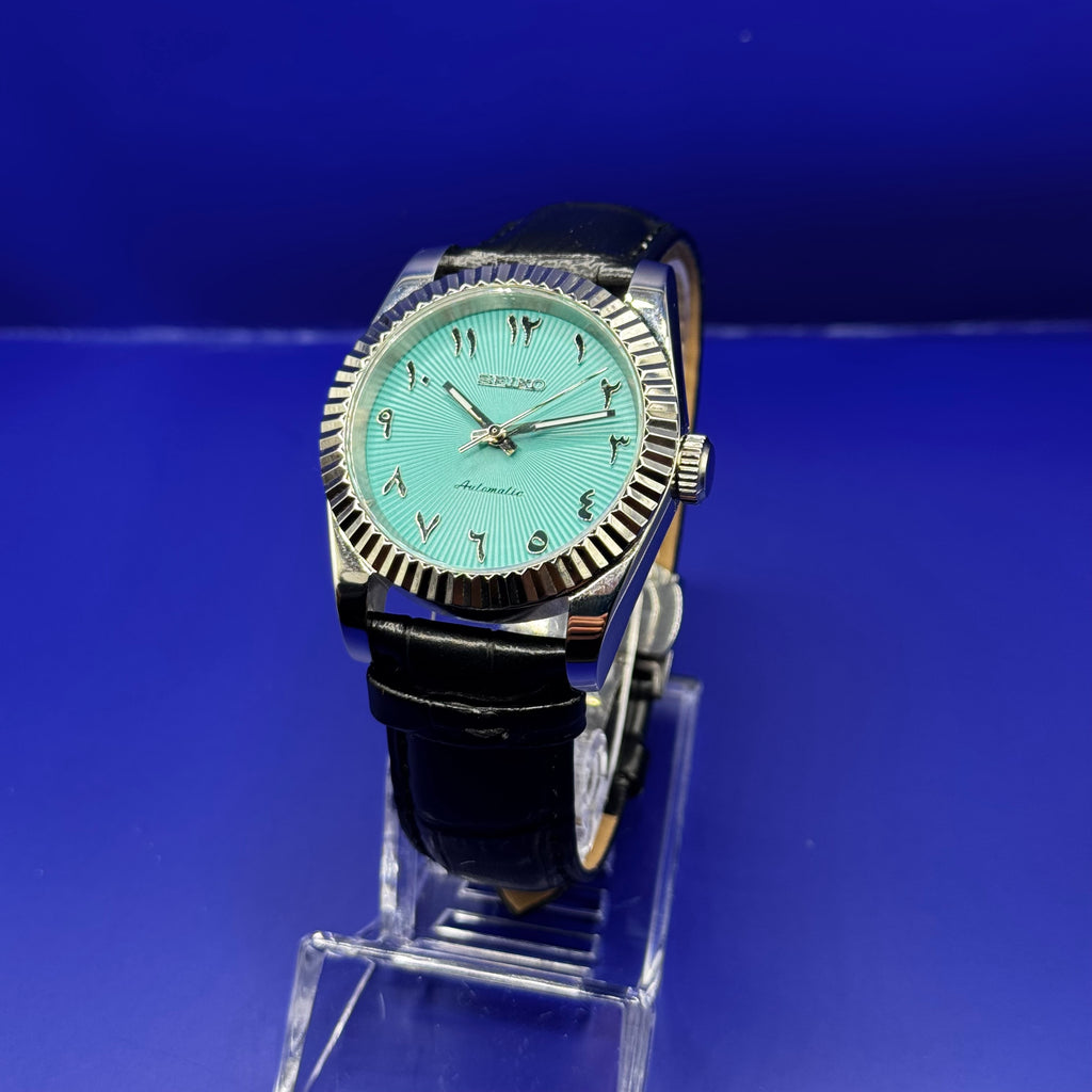 Seiko Arabic Tiffany Blue