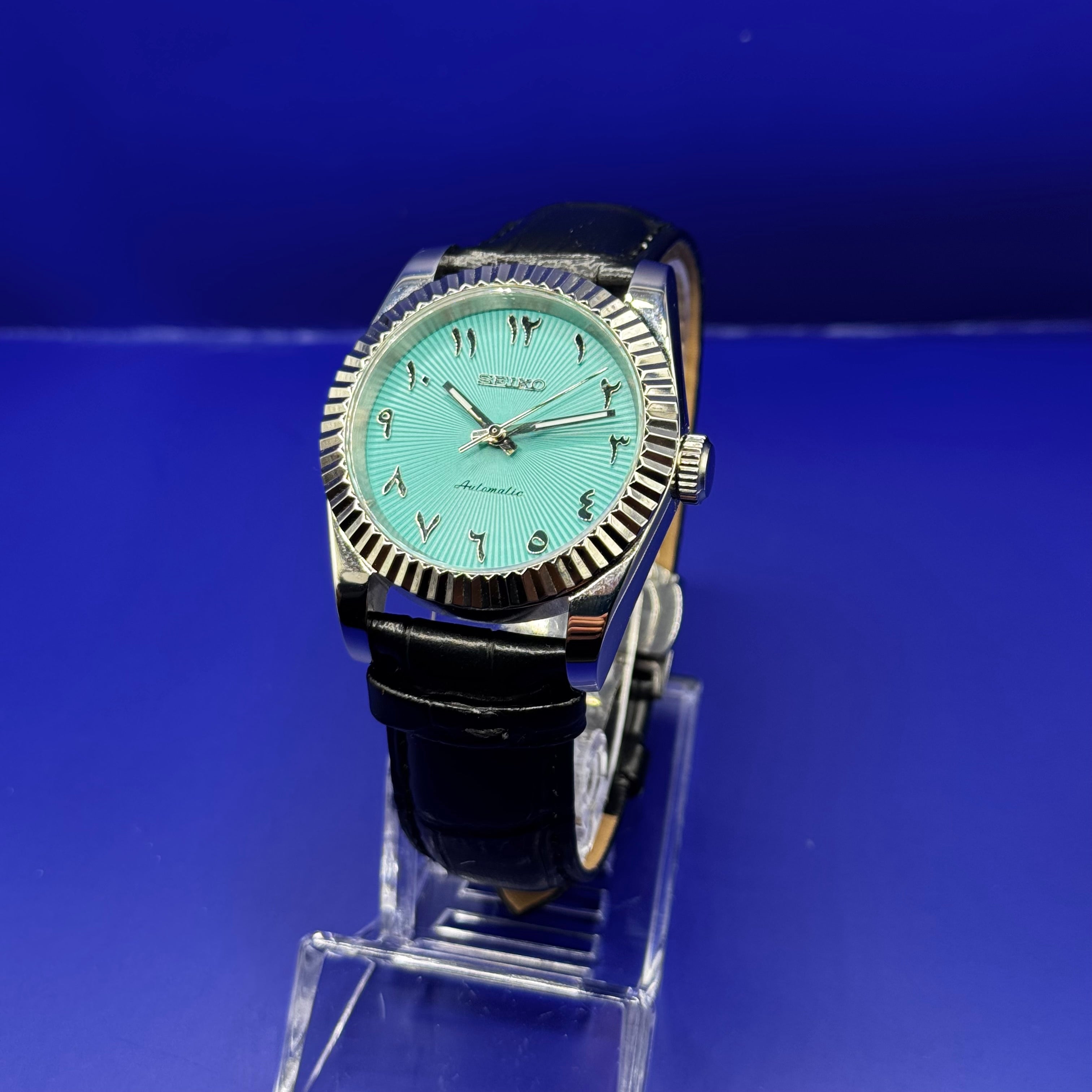 Seiko Arabic Tiffany Blue