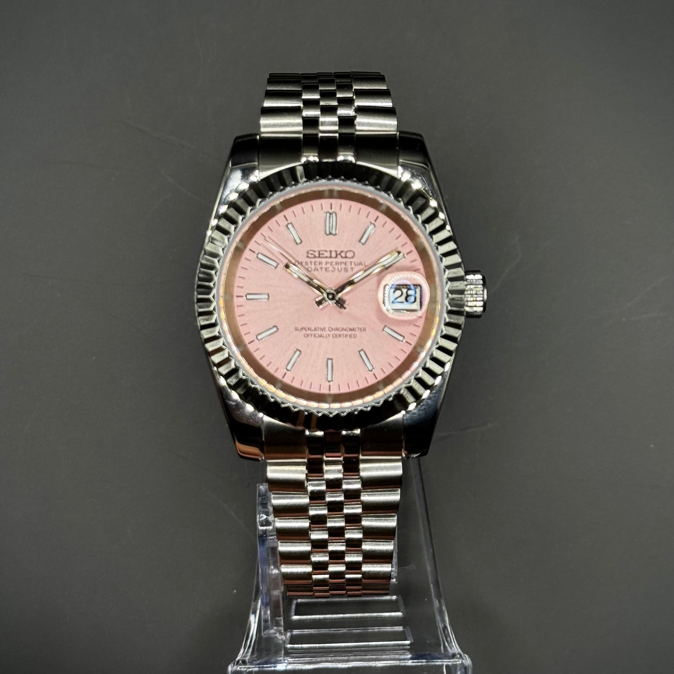 Seiko DateJust Baby Pink