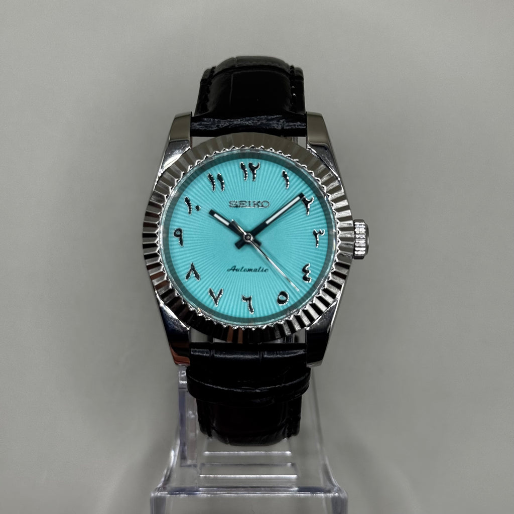 Seiko Arabic Tiffany Blue