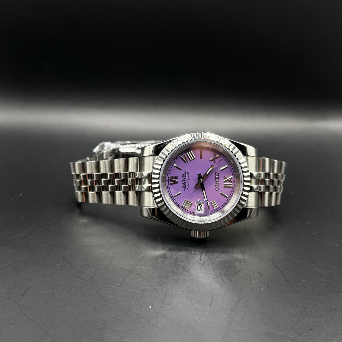 Seiko Roman Purple 39mm watch, alternate product view